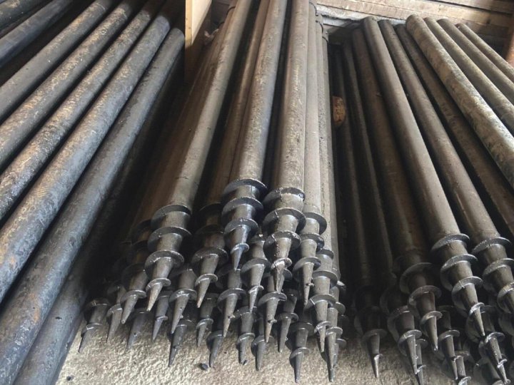 Столбы для забора типа шуруп ( Без бетонирования )